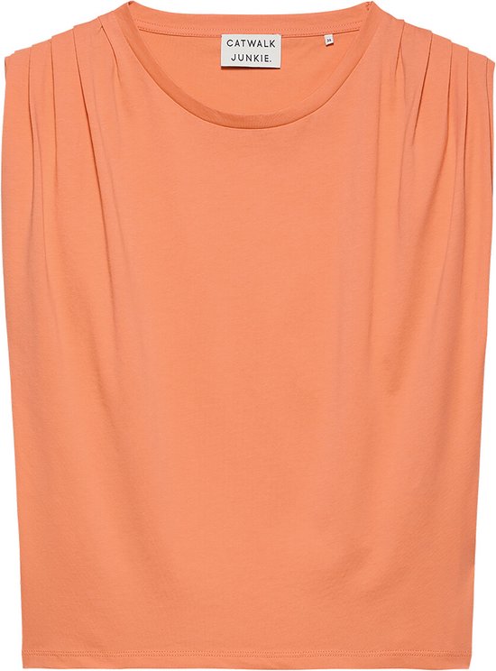 2402020007 Pleated shoulder top
