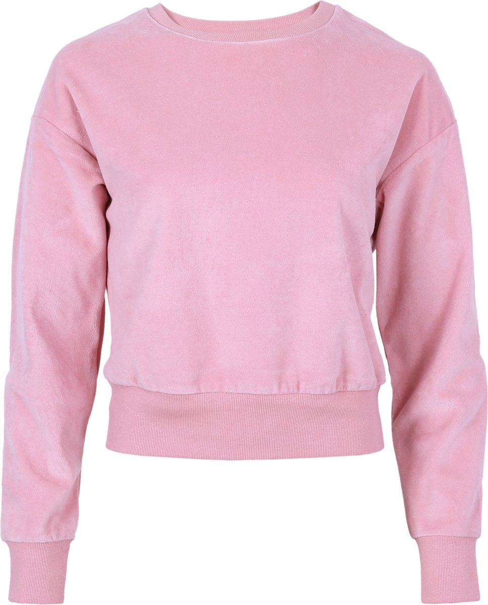 fluwelen sweatshirt Roze