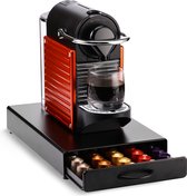 Behave Porte-capsules - Nespresso - Tiroir extensible - Porte-gobelet - Zwart - 50 capsules
