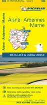 Aisne / Ardennes / Marne 11306 carte 'local' ( France ) carte Michelin
