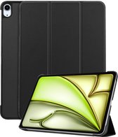 Hoes Geschikt voor iPad Air 6 (11 inch) Hoes Luxe Hoesje Book Case - Hoesje Geschikt voor iPad Air 2024 (11 inch) Hoes Cover - Zwart