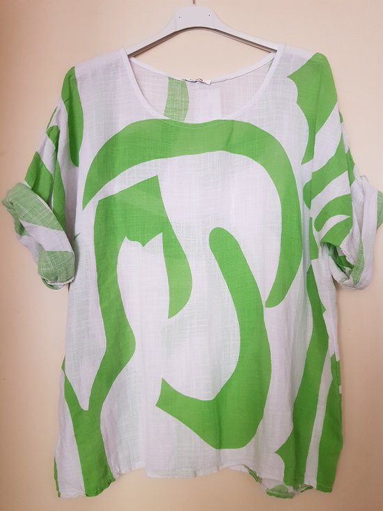 Dames top print One size 38/42
