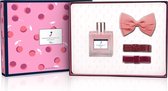 JACADI PARIS Eau De Toilette 'Mademoiselle Petite Cerise' Geschenkset Meisjes - Parfum 100 ml & Haaraccessoires - Zonder Alcohol - Kinderparfum Meisjes