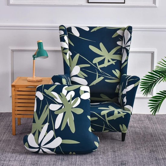 CHNSHOME Fauteuil Hoes Vleugel Stoelhoezen Voor Fauteuils Hoes Voor Een Vleugel Stoel Fluwelen Verpakking Van 2 Vleugel Stoel Hoezen Voor Fauteuils
