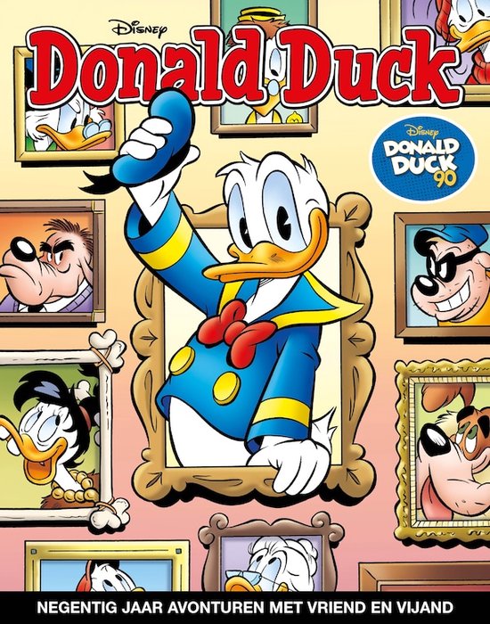 Donald Duck Jubileumalbum 90 jaar - 90 jaar avonturen met vriend en vijand