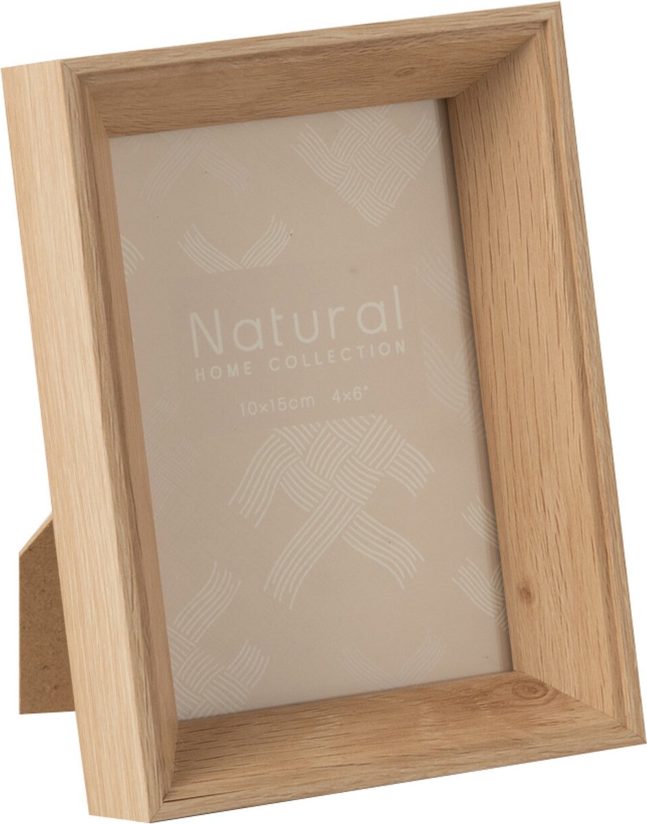 J-Line fotolijst Diepte - hout - naturel - 2 stuks