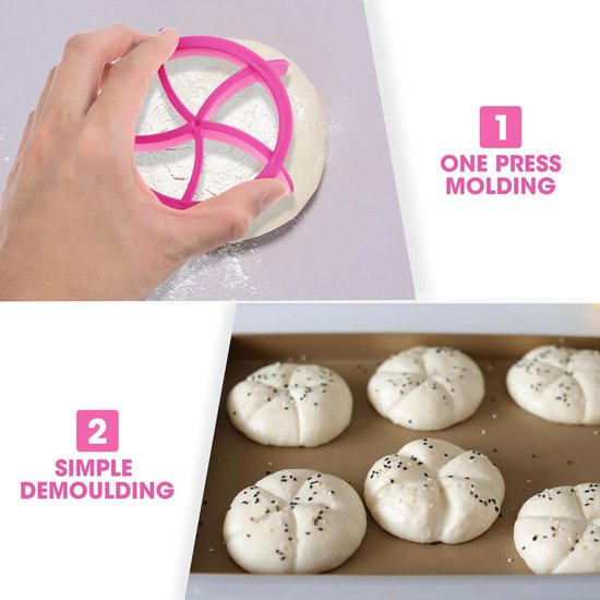 Decora uitsteekvormpjes van kunststof, 3 delig