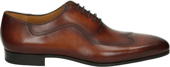 Magnanni 23870 - Heren veterschoenNette herenschoenen - Kleur: Cognac - Maat: 39