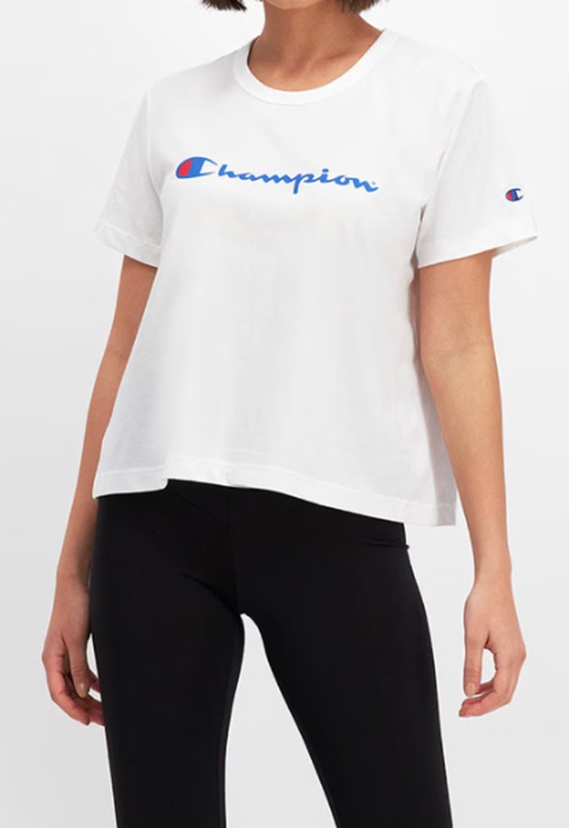Champion Meisjesshirt wijd model Wit