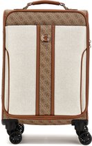 Guess Kerima 4G Logo Trolley Dames Handbagage - Natural/Latte Logo - One Size