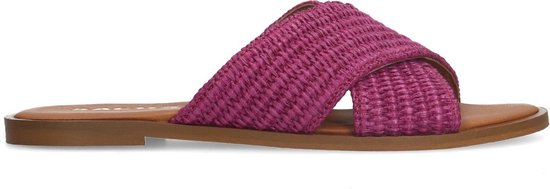 Sacha - Dames - slippers met gekruiste bandjes