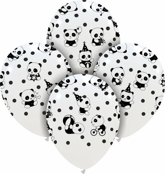 9 x panda ballonnen 12" 30cm PRO / bulk / [EAN=sku] CTX
