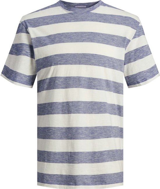 Jack & Jones Aruba Stripe Tee SS Crew NeckDazzling Blue BLAUW S