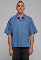 Urban Classics - Lightweight Denim Overhemd - 4XL - Blauw