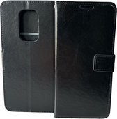 Bookcase Geschikt voor: Motorola Moto G9 Play & E7 Plus - Zwart - portemonnee hoesje