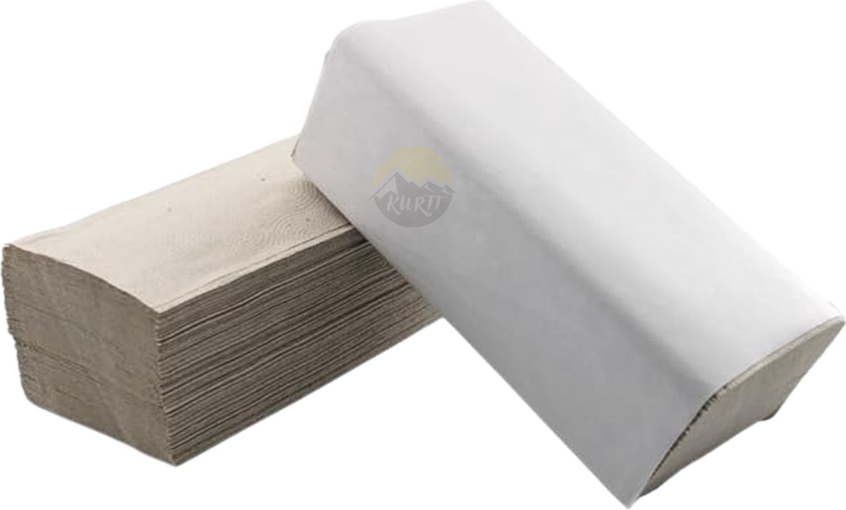 Goedkoopste KURTT - Premium papieren handdoeken grijs 3 x 250 vellen - 1-laags 25 x 23 cm ZZ-vouwpapier natuur - all-purpose papieren handdoeken - geschikt voor dispensers - wegwerphanddoeken - wegwerp vouwpapier