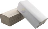 KURTT - Premium papieren handdoeken grijs 3 x 250 vellen - 1-laags 25 x 23 cm ZZ-vouwpapier natuur - all-purpose papieren handdoeken - geschikt voor dispensers - wegwerphanddoeken - wegwerp vouwpapier