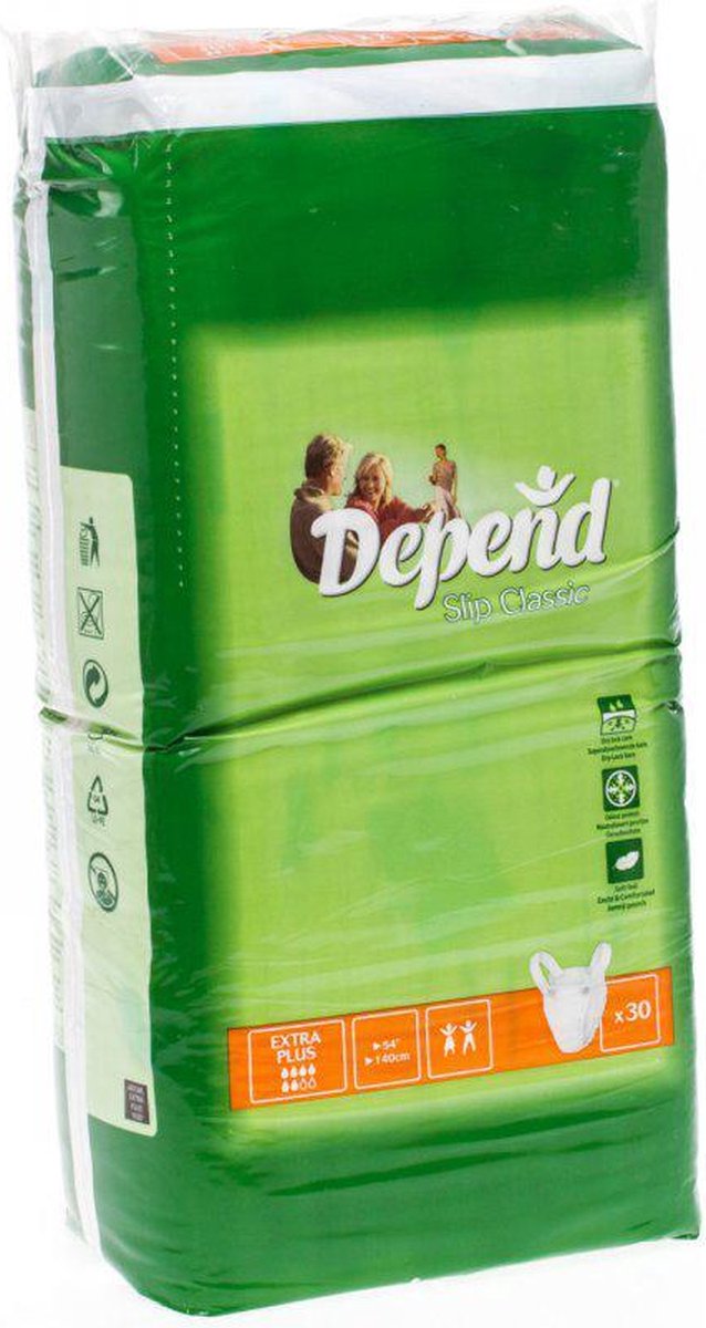 Goedkoopste Depend Slip Classic Extra-Plus- 3 x 30 stuks voordeelverpakking