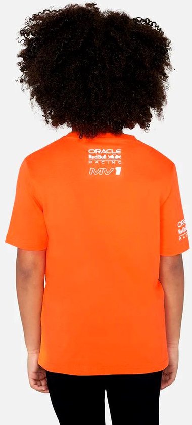 Max Verstappen Oranje Kids T-Shirt 2023 M (140-146) - Oracle Red Bull Racing
