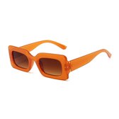 Rectangle Zonnebril - Oranje/Orange | Rechthoekig | Fashion Favorite