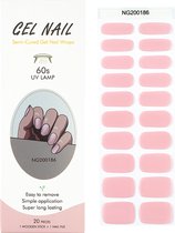 NailGlow - Gel Nagel Wraps - Cotton Candy - Gel Nagel Stickers - Nail Wraps -Bij elke 2 pakjes die je besteld ontvang je een gratis Nagelriemolie pen t.w.v €7,85! - Gel Nail Wraps - Gel Nail Stickers - Nail Art - Nail Foil