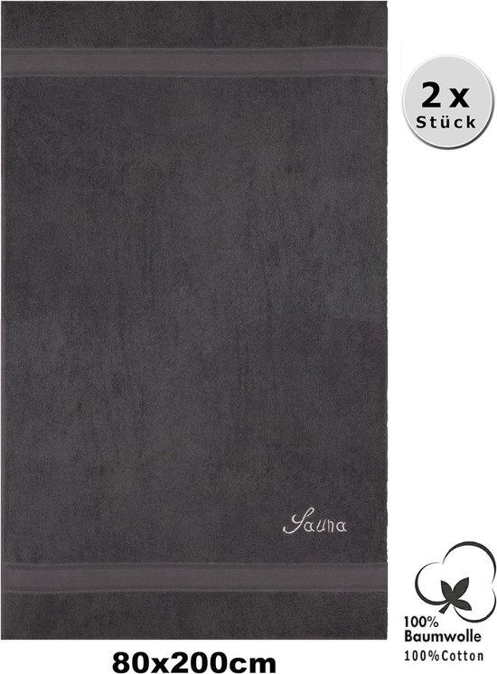 aro Handdoeken, katoen, 70 x 140 cm, wit, 5 stuks
