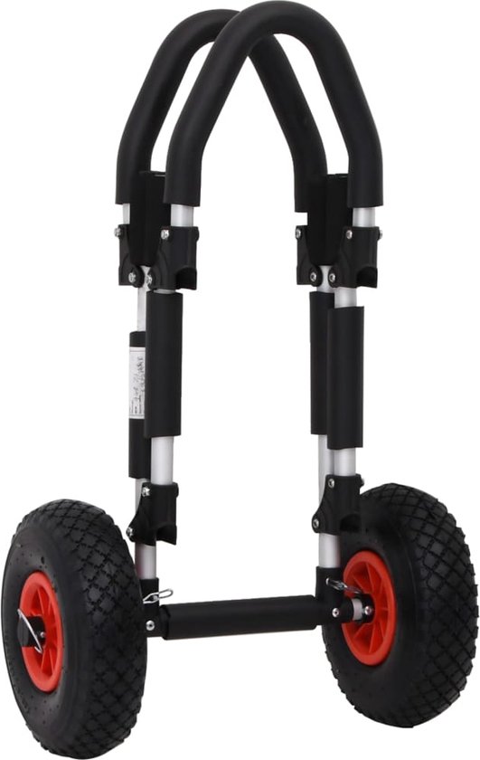 vidaXL-Chariot de kayak-Pliable-45-kg-Aluminium