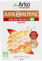 Arkopharma Arko Royal Beehive Treasure Royal Jelly 1000 mg Organic 20 Flacons