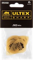 Jim Dunlop - Ultex Sharp - Plectrum - 0.90 mm - 6-pack