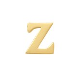 New Bling 9NBG-902Z Gouden Letter Oorknop Z - 1/2 paar - 14 Karaat - 3,5x3,2mm - Oorbel - Cadeau voor haar - Goud