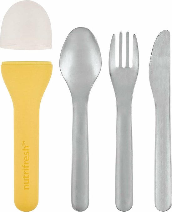 Reisbestekset Bestek Bestekset, campingbestekset 3-delig RVS