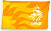 De OranjeFan Oranje vlag XXL / EK 2024 / 150 x 90 cm / oranje feestartikelen / oranje decoratie / oranje versiering