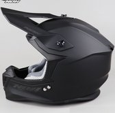 Nox N633 "Airshock" Crosshelm - Motorcross helm - ECE 22-06 gekeurd - mat zwart M
