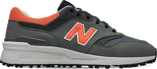 Chaussures de golf New Balance 997 SL Grijs Oranje marine
