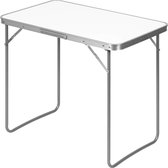 JKN Shop - Table de camping pliante - Table pliante - Table de camping portable - Table - 80x50x70cm - Pour l'extérieur - Wit