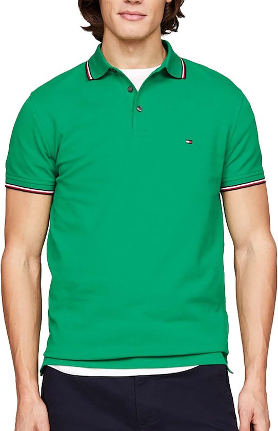 Tommy Hilfiger 1985 Rwb Polo Slim À Pointe - Fashionwear - Adulte