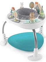 Baby Jumper Speelgoed - Kinderspeelgoed 1 Jaar - Baby Speelgoed 0 Jaar - Bouncer - Grijs met Wit
