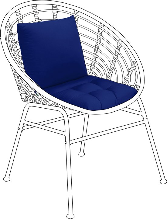 Europallet kussen meubelen, tuinkussens, rotan, zitkussen, rugkussen PFK (Rugleuning 120x40, Romig