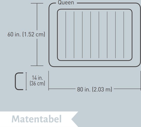 Bestway luchtbed - 2-Persoons - 152 x 203 x 36 cm - Blauw - Inclusief pomp - Reparatieset van Bestway — afbeelding 4