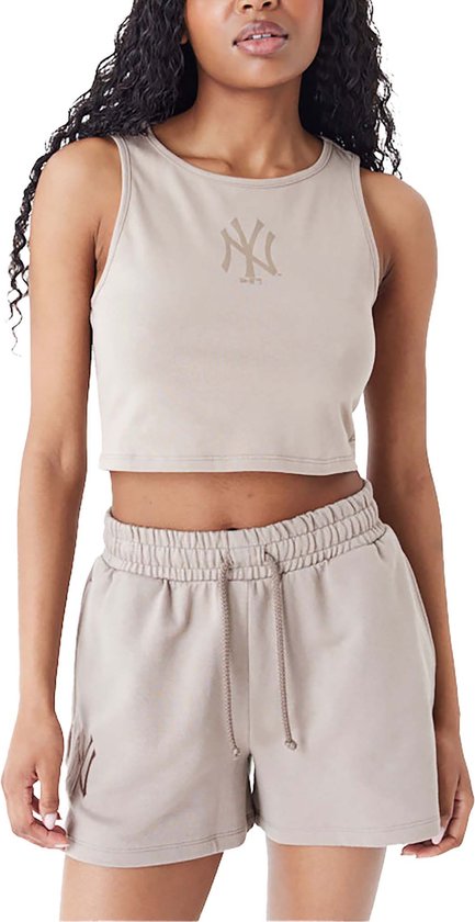 New Era Mlb T-Shirt Le Crop Tank Neyyan Abrabr - Streetwear - Vrouwen