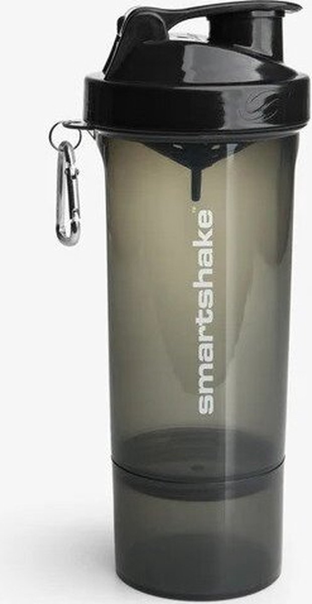Goedkoopste SmartShake Slim 500ml - 1 stuk - Black Gunsmoke