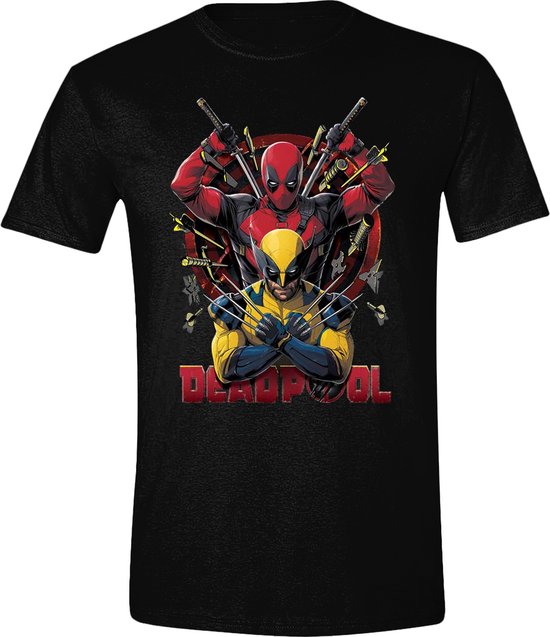 Deadpool And Wolverine Pose - T-Shirt L