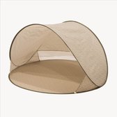 Vilolux® - Mrs Ertha - Pop-up strandtent - Beach tent - Beach shelter - UV 50+ - Beige - Little daisys