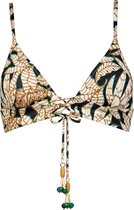 Watercult - Les Côtes Triangel Bikini Top - maat 38C - Print/Meerkleurig