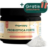 Probiotica Forte POEDER | Vrij van zetmeel en eiwitten | Ondersteunt Darmflora & Spijsvertering | 100% Natuurlijk | +3 miljard Probiotica | FAVV goedgekeurd | Probiotica Hond | Hondensupplementen | Hondensnacks | Geschenk per bestelling | 180 gram
