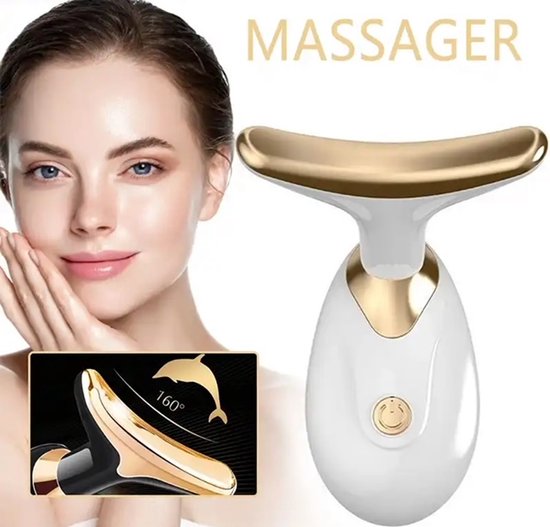VERLUXX Wrinkle Reducer - GOLD - Huidverjongingsapparaat - Anti rimpel - Facelift apparaat - Gezichtsmassage - Nekmassage
