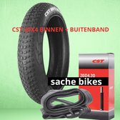 Setje Fatbike BINNENBAND + BUITENBAND 20x4 - Sache Bikes