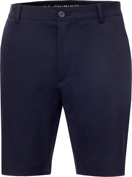 Calvin Klein Bullet Stretch Short - Pantalon de golf pour homme - Coupe régulière - Marine - 38