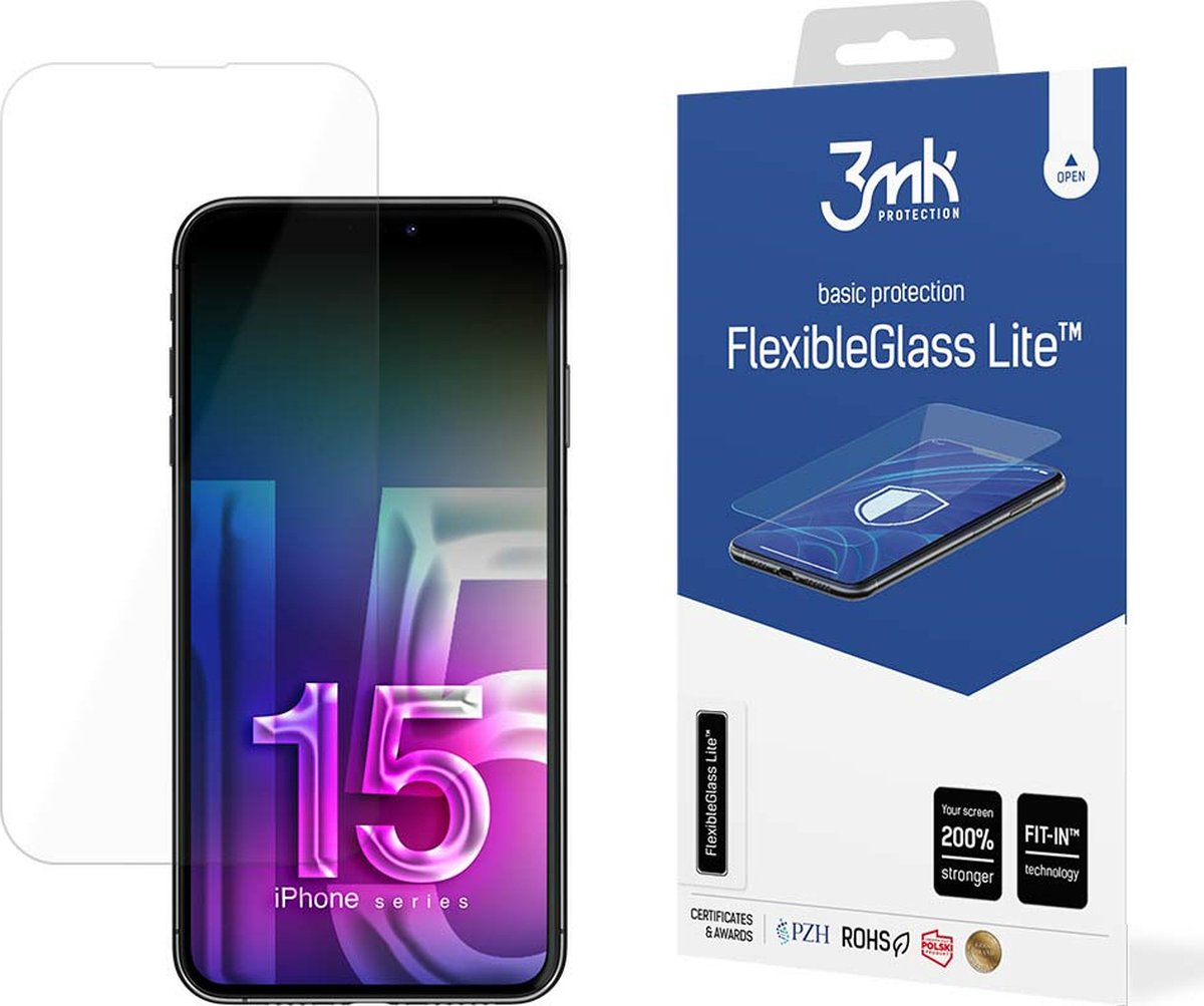 Apple iPhone 15 Pro - 3mk FlexibleGlass Lite