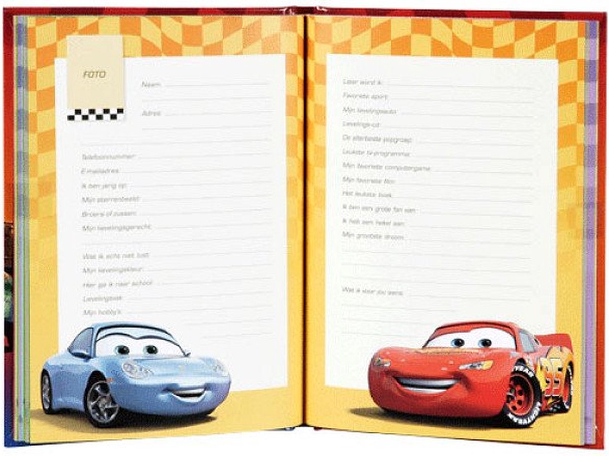 Disney Cars vriendenboek — afbeelding 8